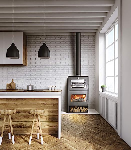 La estufa Altea de Lacunza: una fusión perfecta entre estilo y funcionalidad en calefacción.
